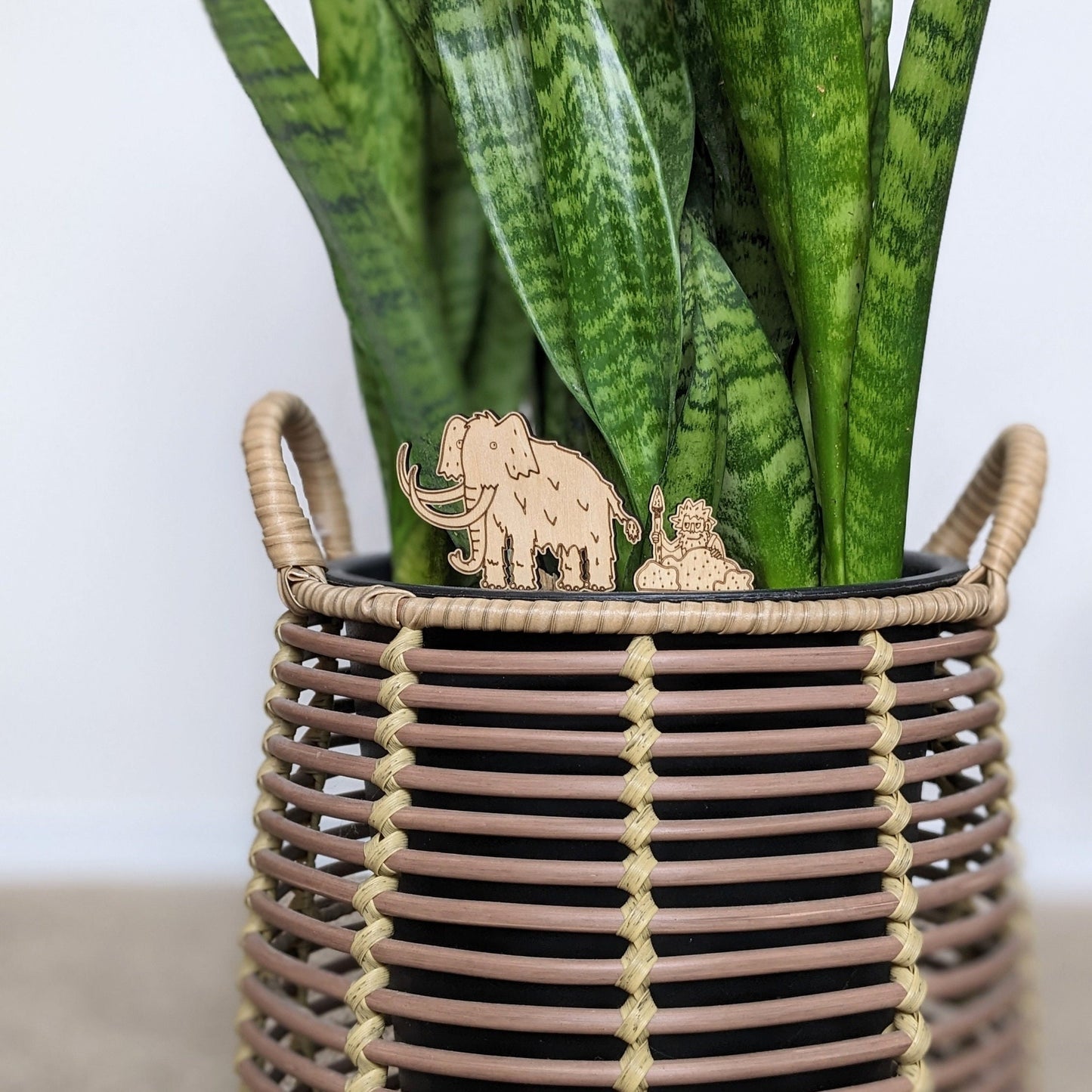 Woolly Mammoth and Caveman Plant Pal Accessories